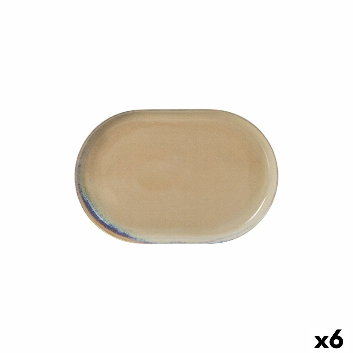 Fuente de Cocina La Mediterránea Cies Ovalado 25 x 15 x 2,2 cm (6 Unidades)