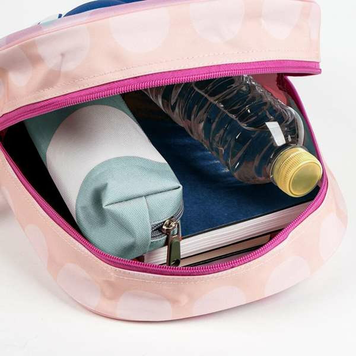 Mochila Escolar 3D Minnie Mouse Rosa 25,0 x 31,0 x 10,0 cm