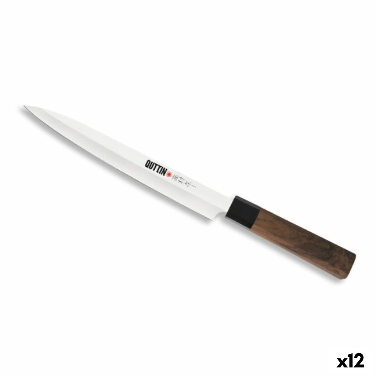 Cuchillo de Cocina Quttin YANAGIBA Takamura Marrón Plateado 20 cm (12 Unidades)