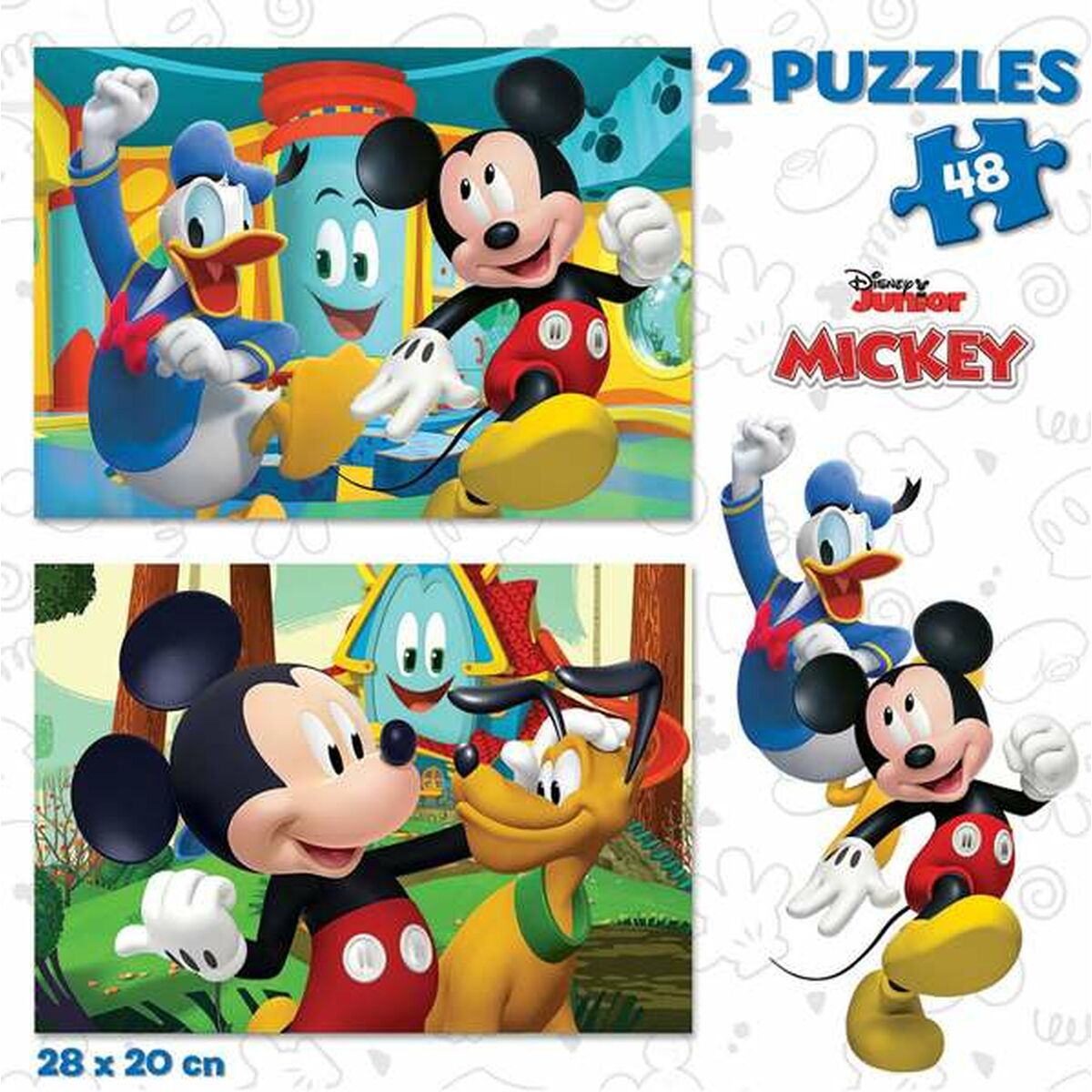 Puzzle Educa Mickey Mouse Fun House 2 x 48