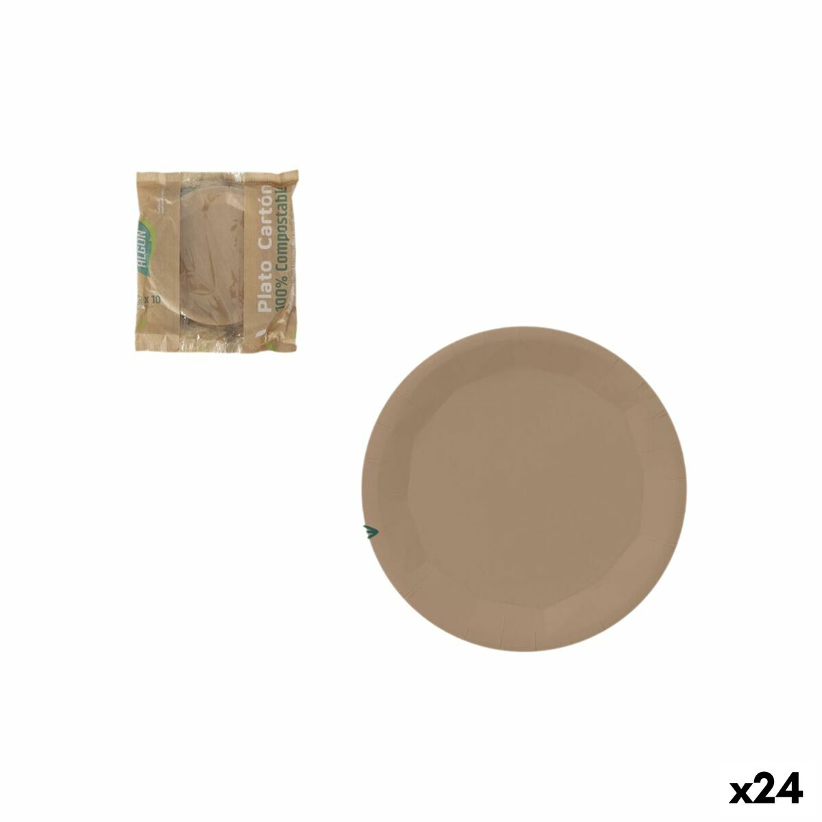 Set de Platos Algon 17 cm 10 Piezas (24 Unidades)