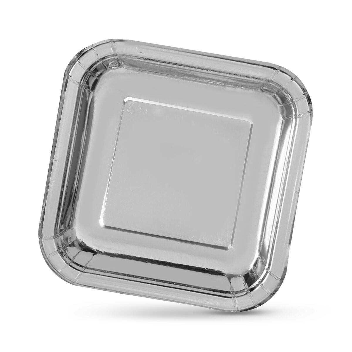 Set de Platos Algon Plateado 26 cm 3 Piezas (18 Unidades)