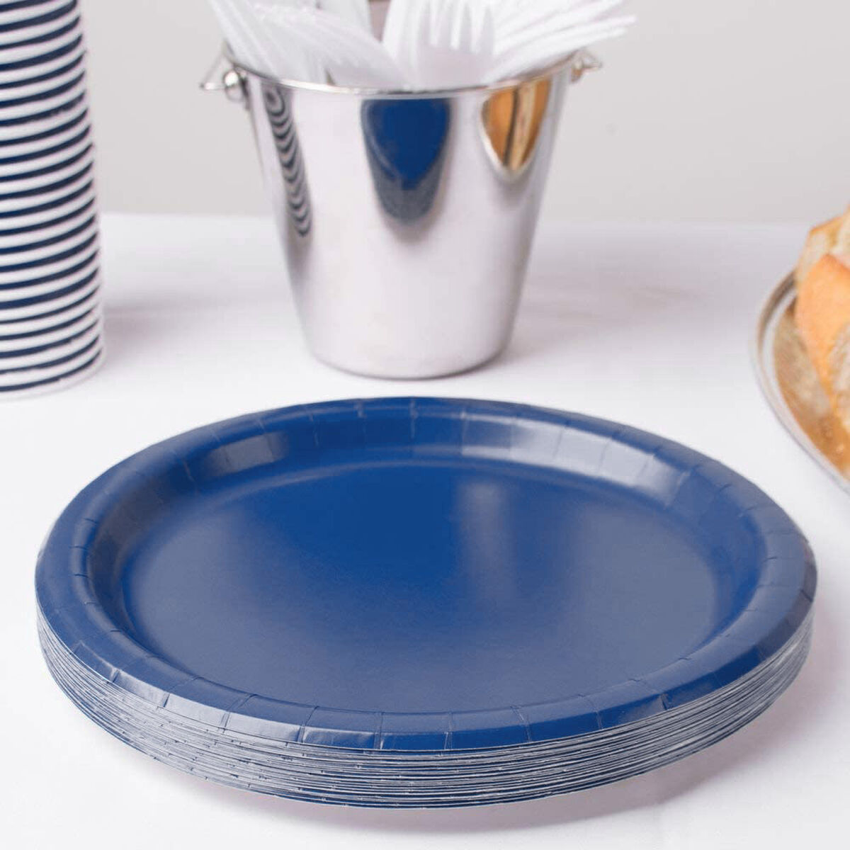 Set de Platos Algon Azul 20 cm 10 Piezas (24 Unidades)