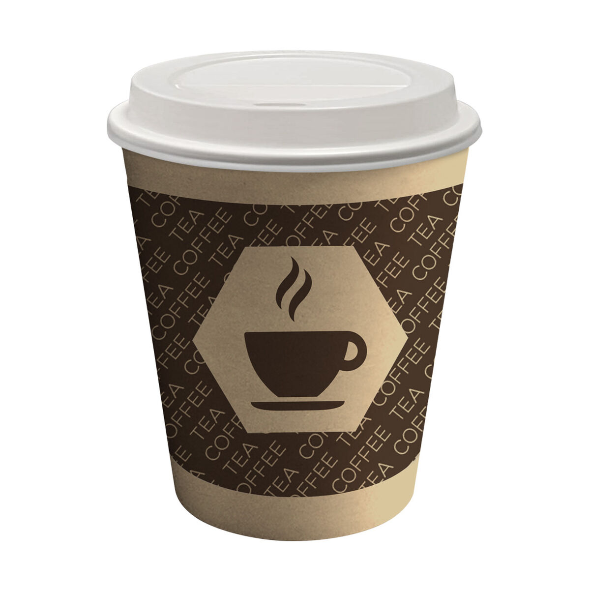 Set de Vasos Algon Marrón 120 ml 12 Piezas (18 Unidades)