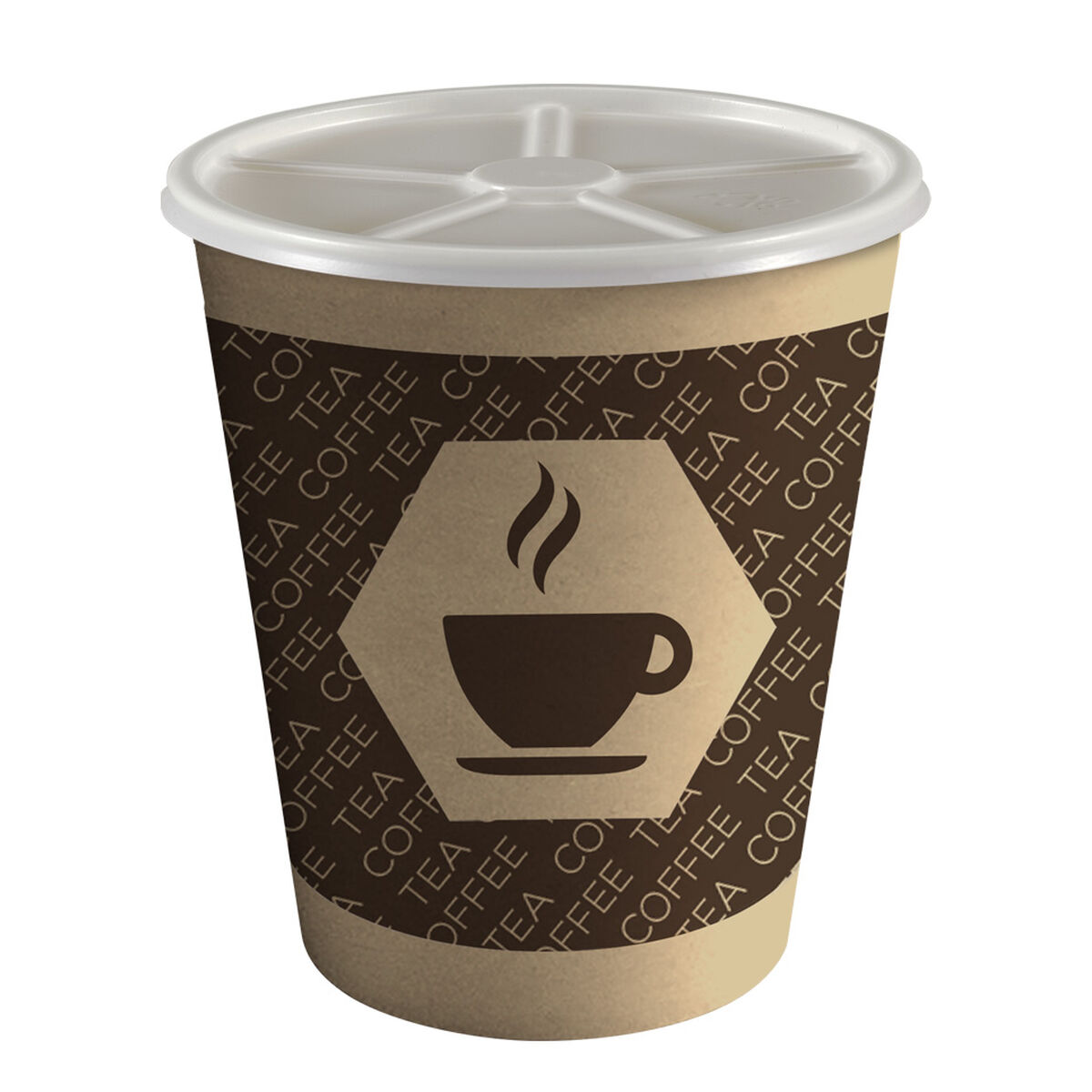 Set de Vasos Algon Marrón 120 ml 12 Piezas (18 Unidades)