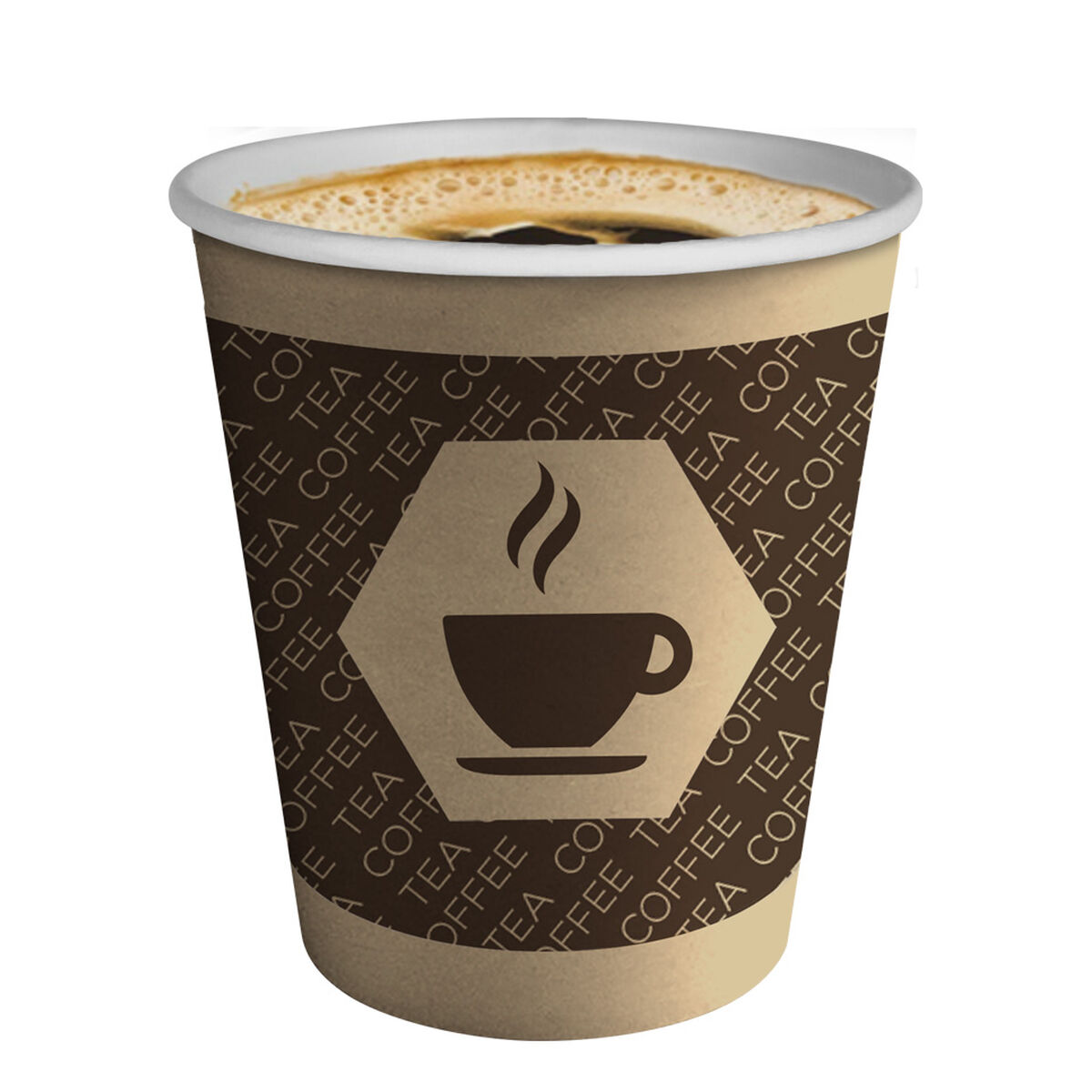 Set de Vasos Algon Marrón 120 ml 12 Piezas (18 Unidades)