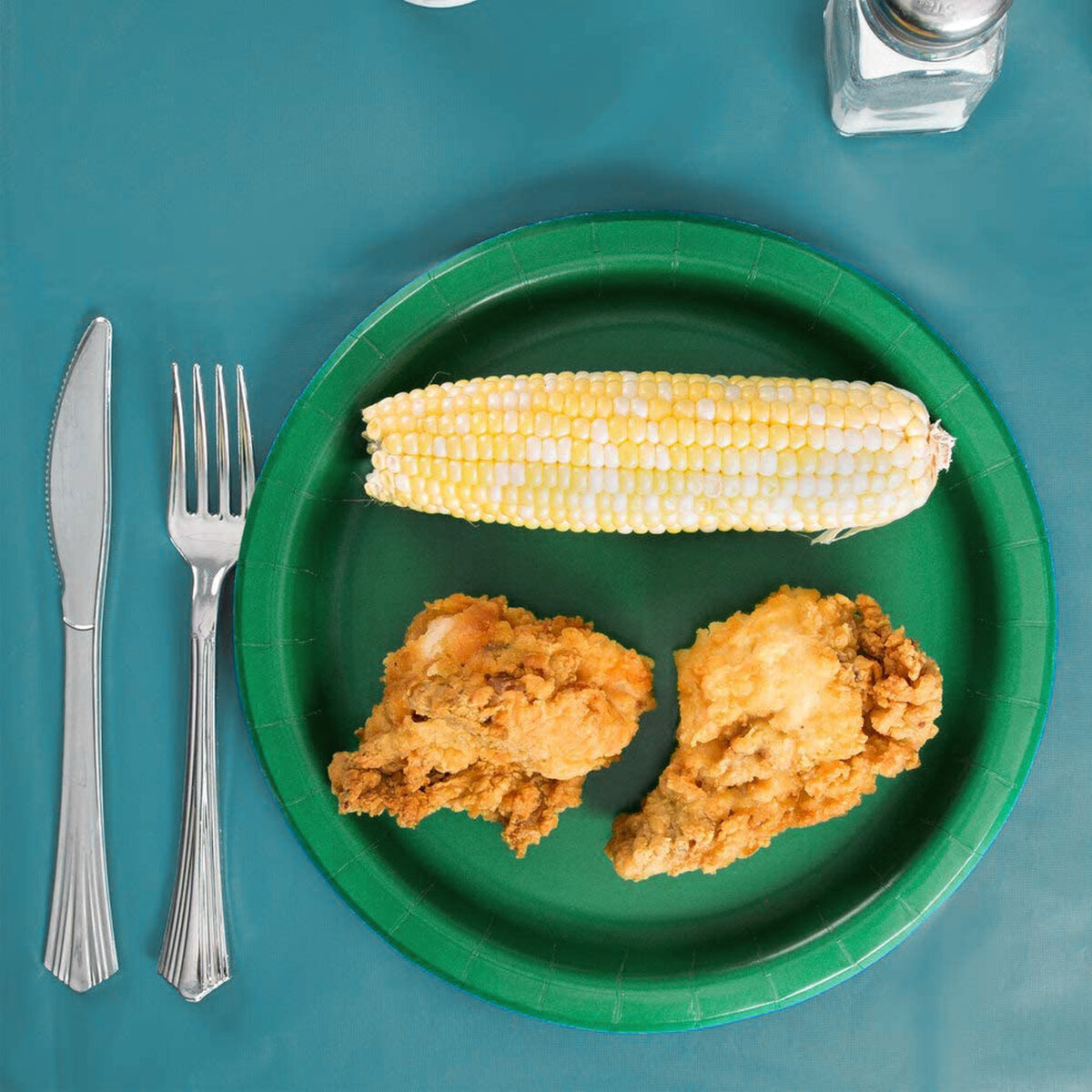 Set de Platos Algon Verde 20 cm 10 Piezas (24 Unidades)