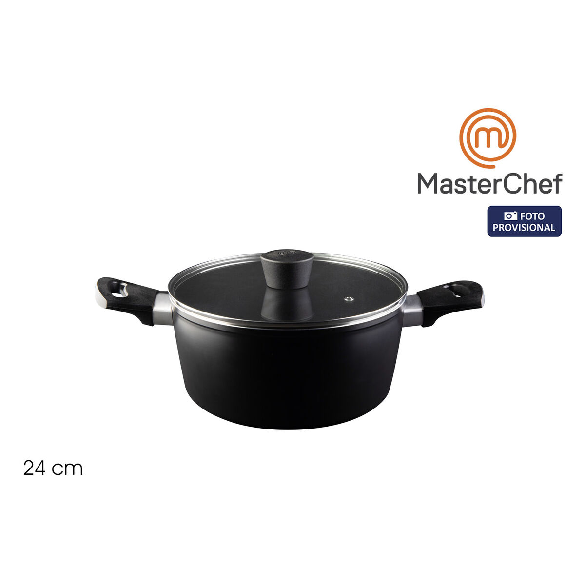 Cacerola Con Tapa MasterChef 24 cm (4 Unidades)