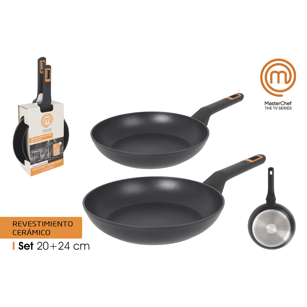 Juego de Sartenes MasterChef 2,5 mm (4 Unidades)