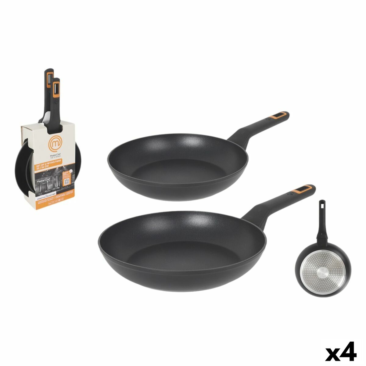 Juego de Sartenes MasterChef 2,5 mm (4 Unidades)