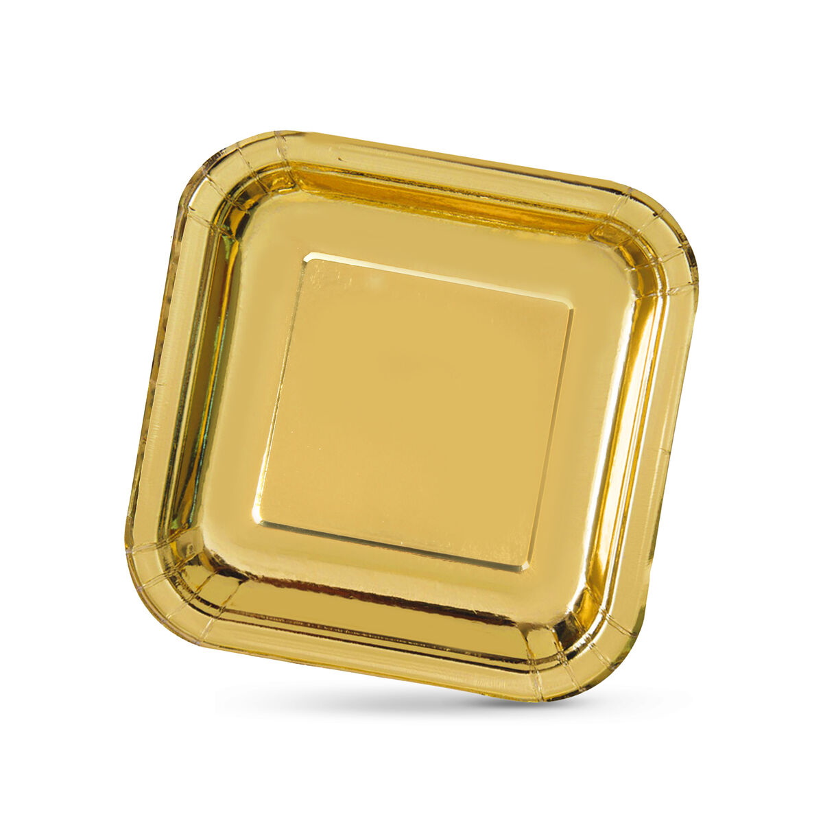 Set de Platos Algon Dorado 23 cm 10 Piezas (18 Unidades)