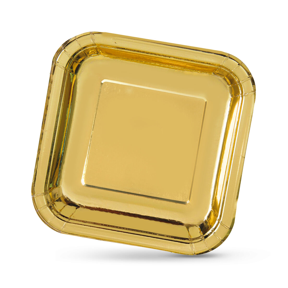 Set de Platos Algon Dorado 26 cm 3 Piezas (18 Unidades)