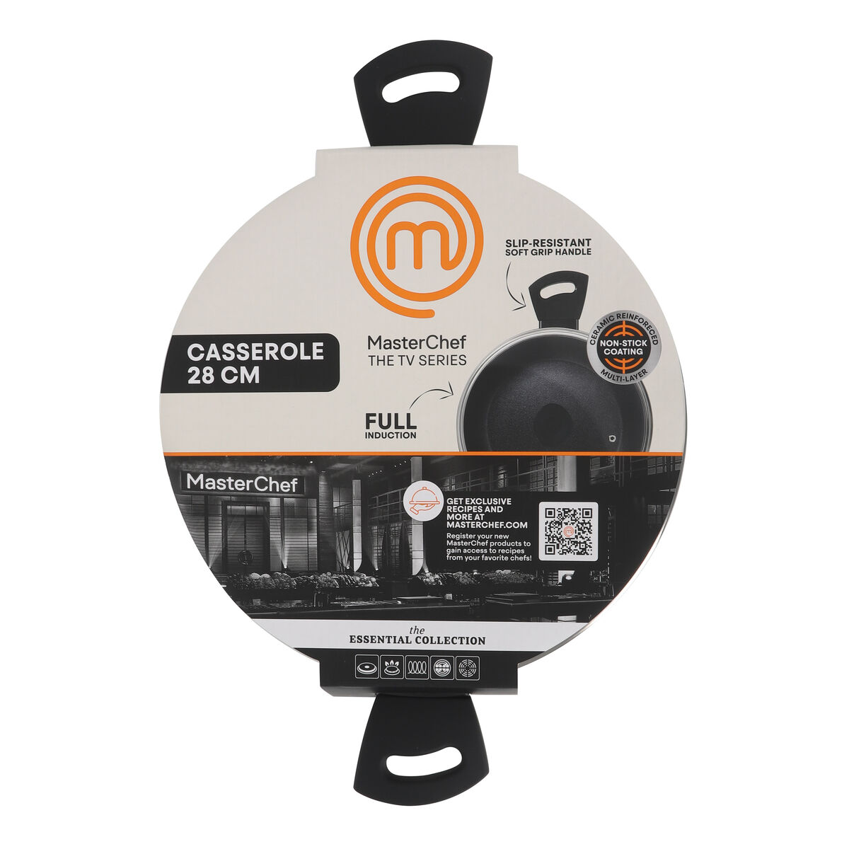 Cacerola Con Tapa MasterChef 28 cm (4 Unidades)