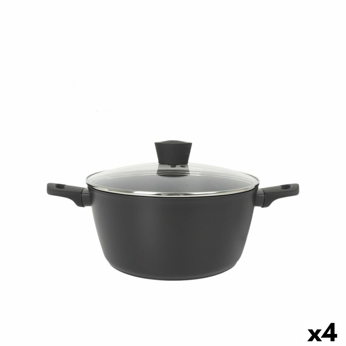 Cacerola Con Tapa MasterChef 28 cm (4 Unidades)