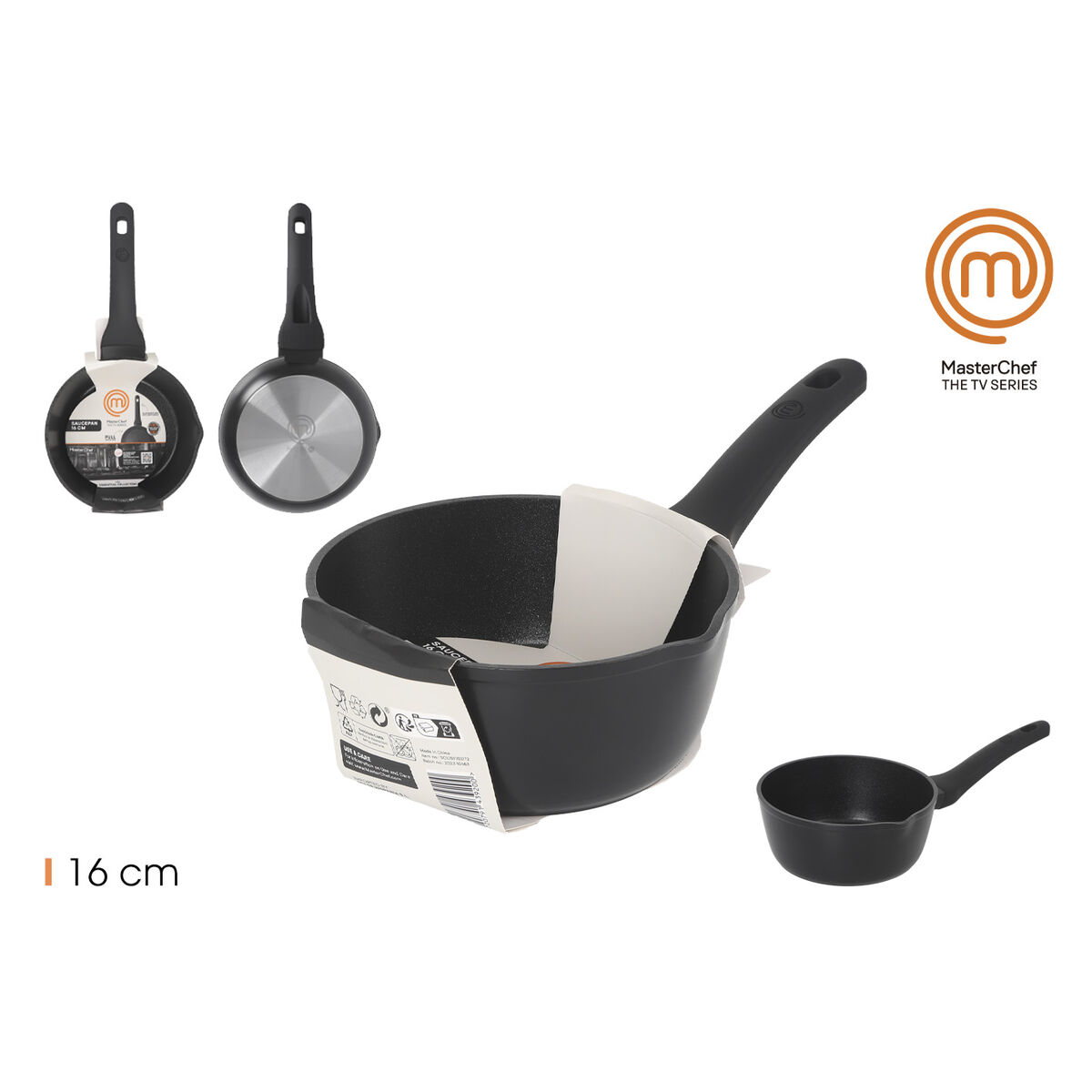 Cazo MasterChef 16 cm (6 Unidades)