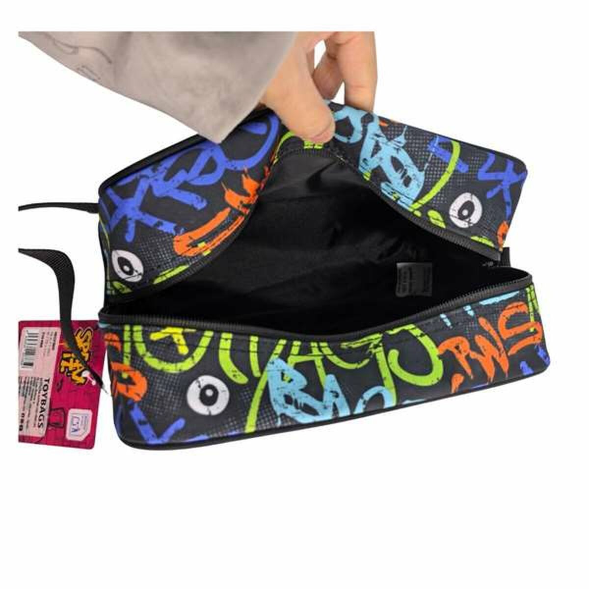 Neceser de Viaje Toybags Grafitti Rojo 15 x 25 x 11 cm