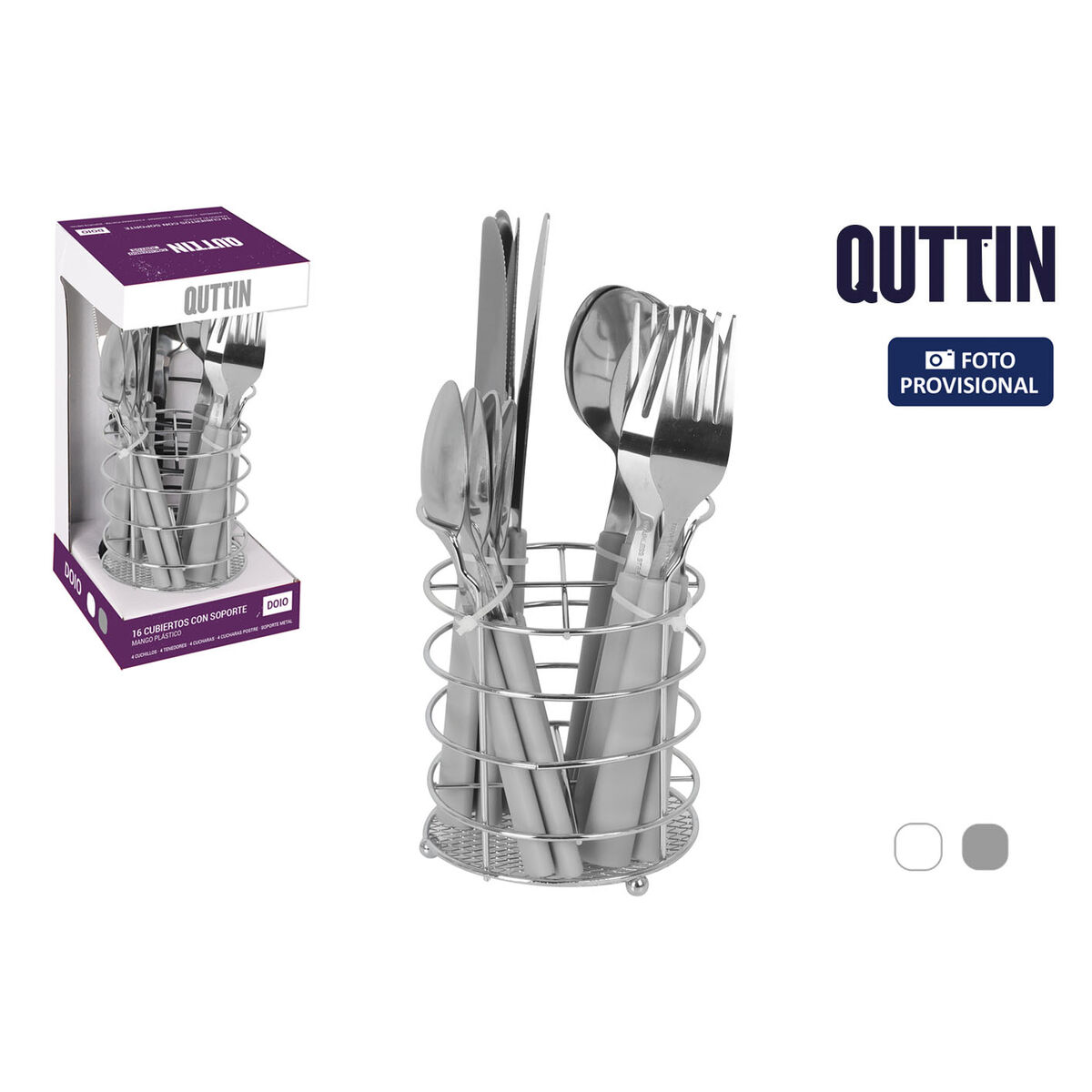 Cubertería Quttin DOIO (6 Unidades)