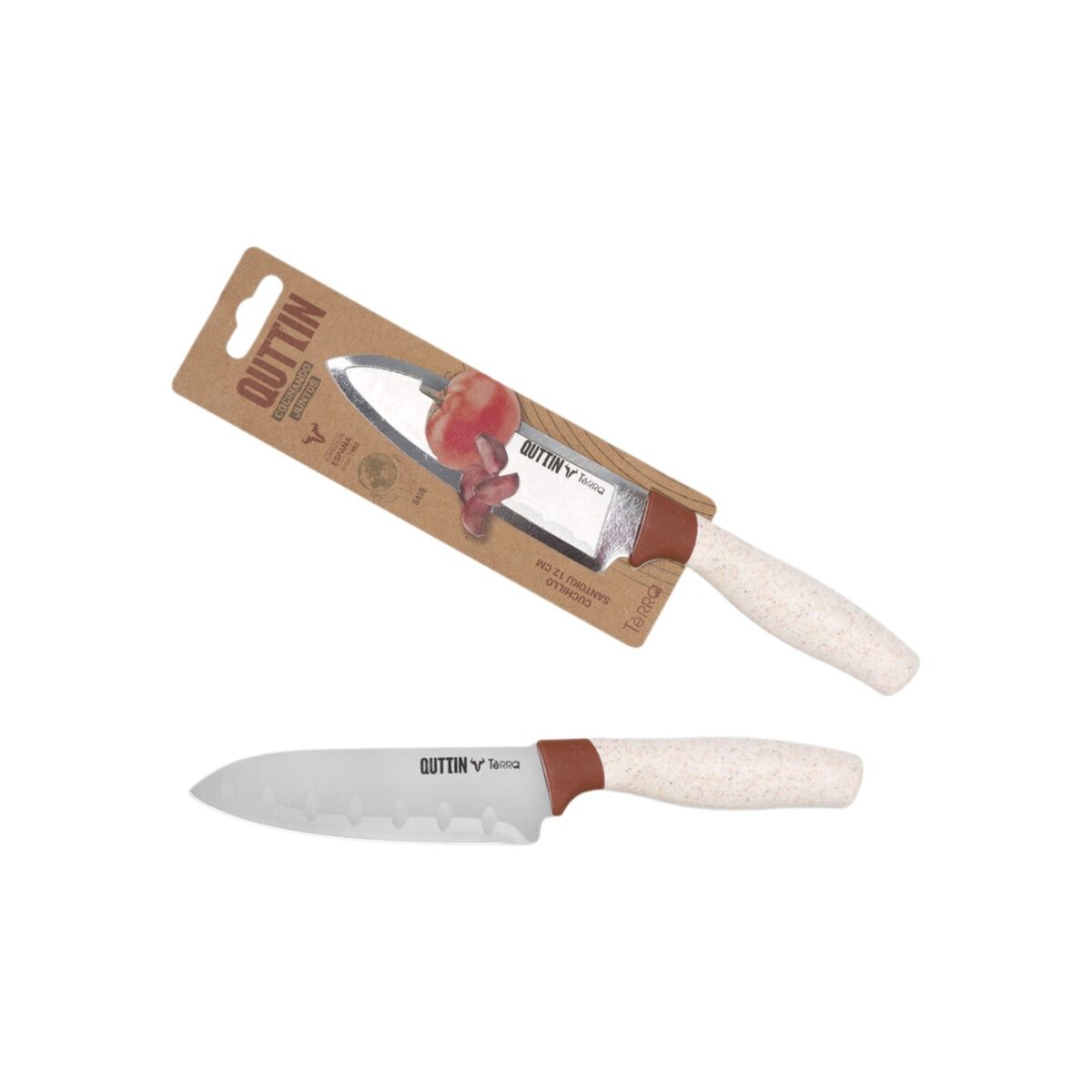 Cuchillo de Cocina Quttin Terra 13 cm (36 Unidades)