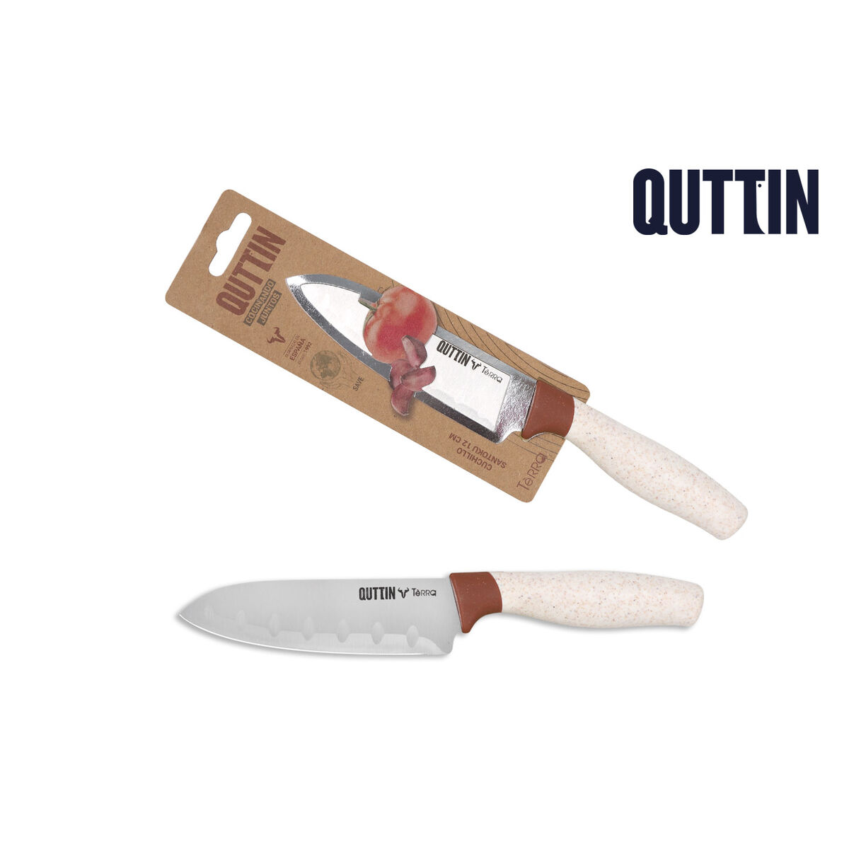 Cuchillo de Cocina Quttin Terra 13 cm (36 Unidades)