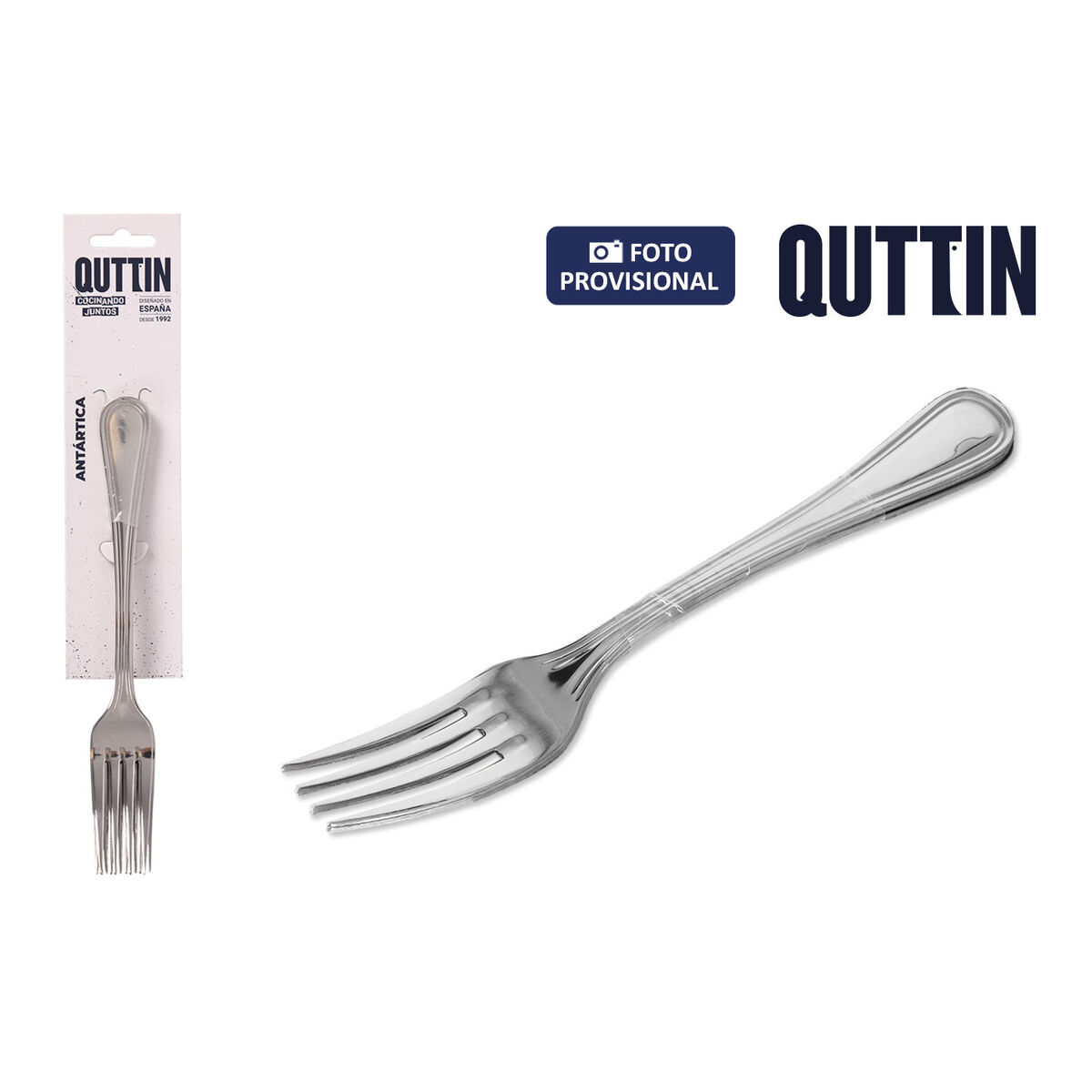 Tenedor Quttin Antartica 3 Piezas (12 Unidades)