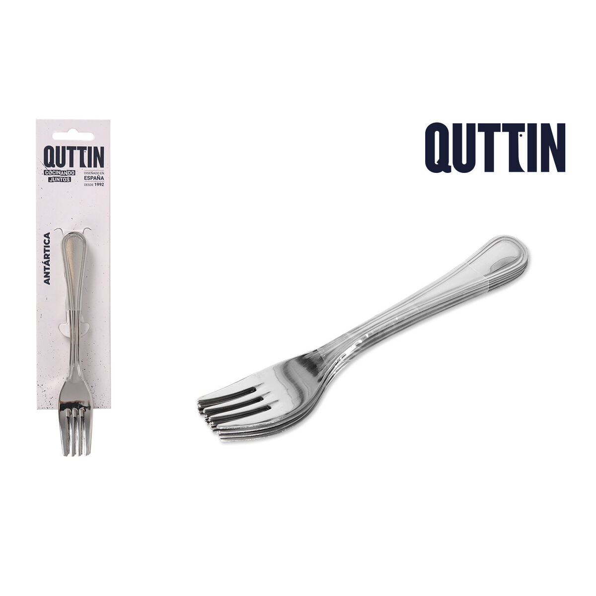 Tenedor Quttin Antartica 6 Piezas (12 Unidades)
