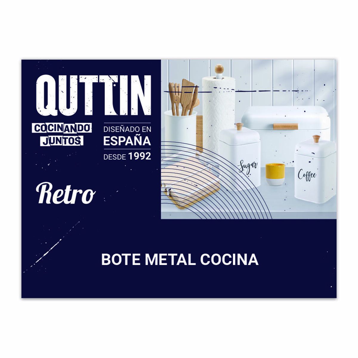 Bote Metálico Quttin RICE (12 Unidades)