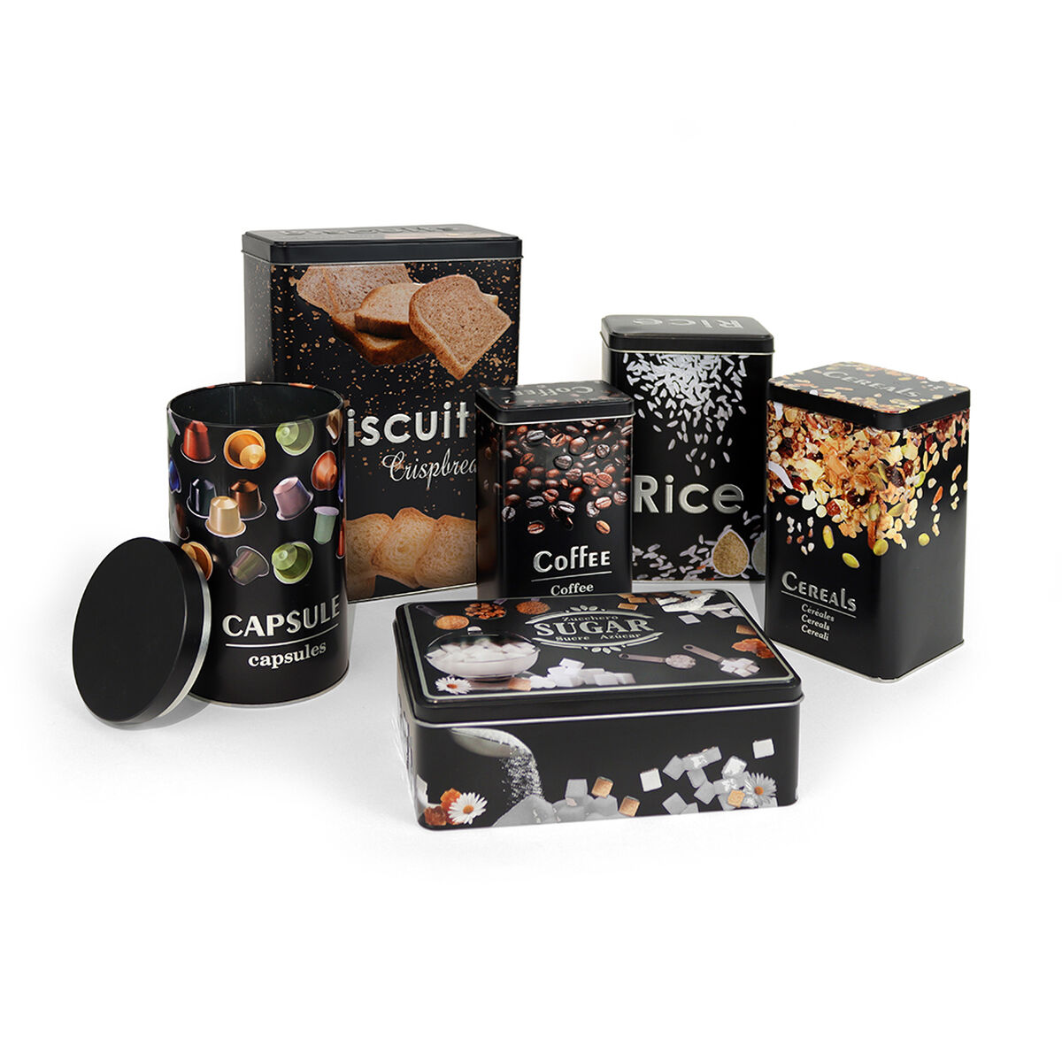 Bote Metálico Quttin BISCUITS (12 Unidades)