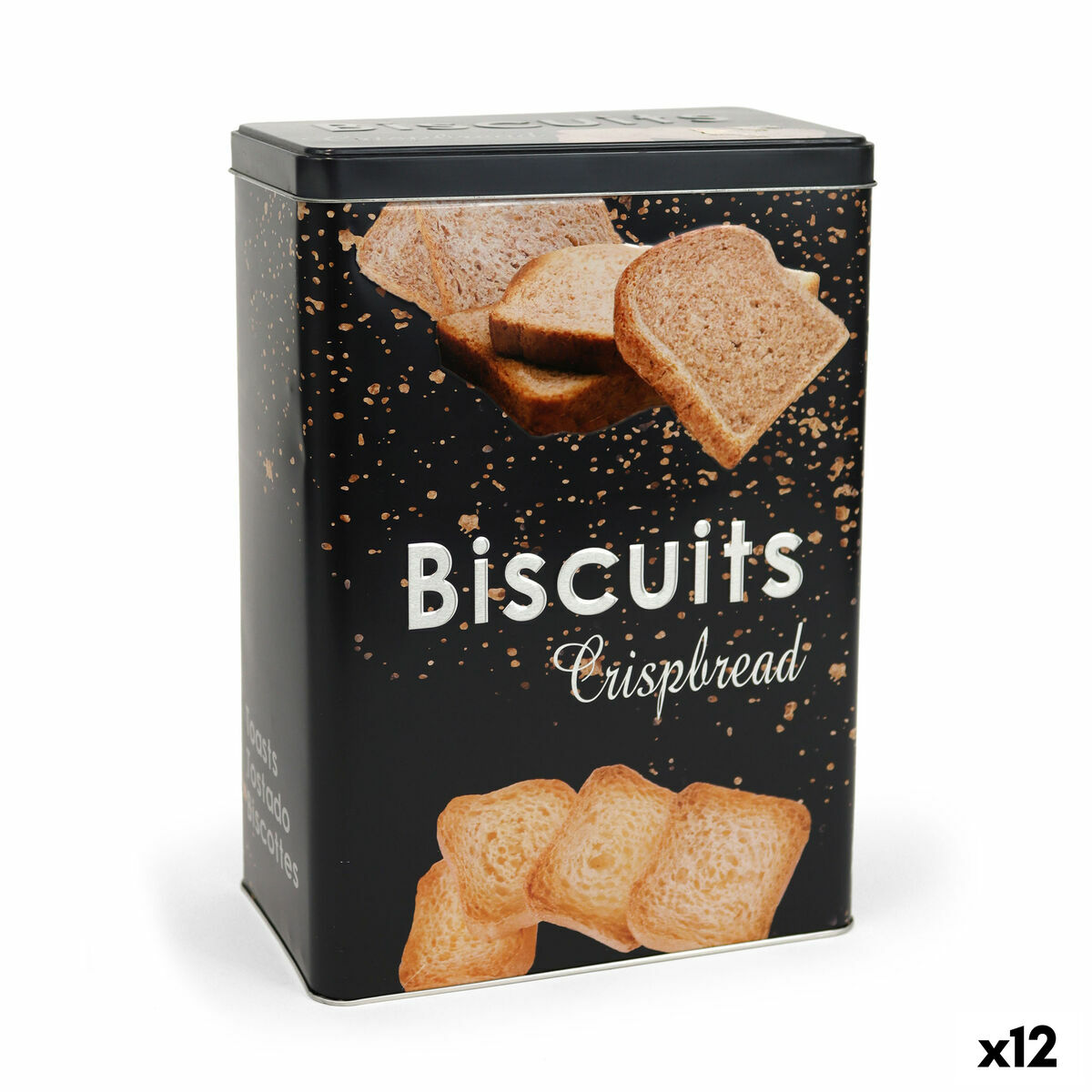 Bote Metálico Quttin BISCUITS (12 Unidades)