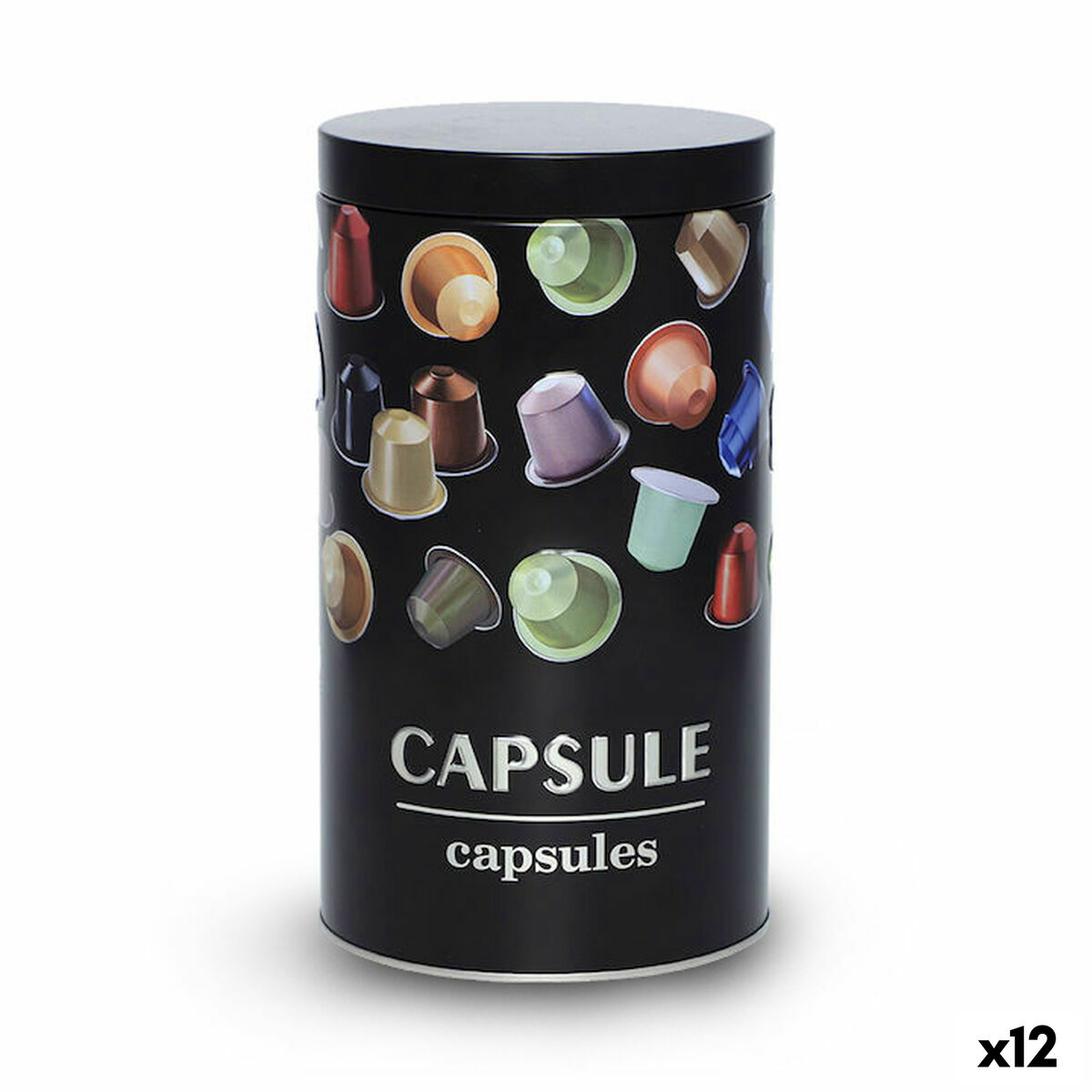 Bote Metálico Quttin Capsules (12 Unidades)