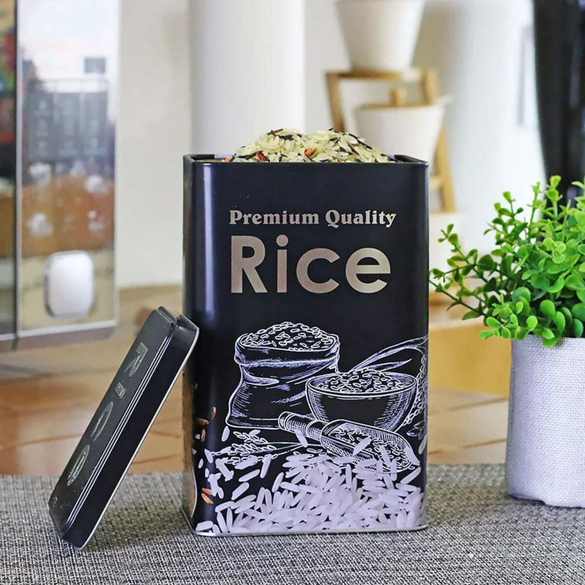 Bote Metálico Quttin RICE (12 Unidades)