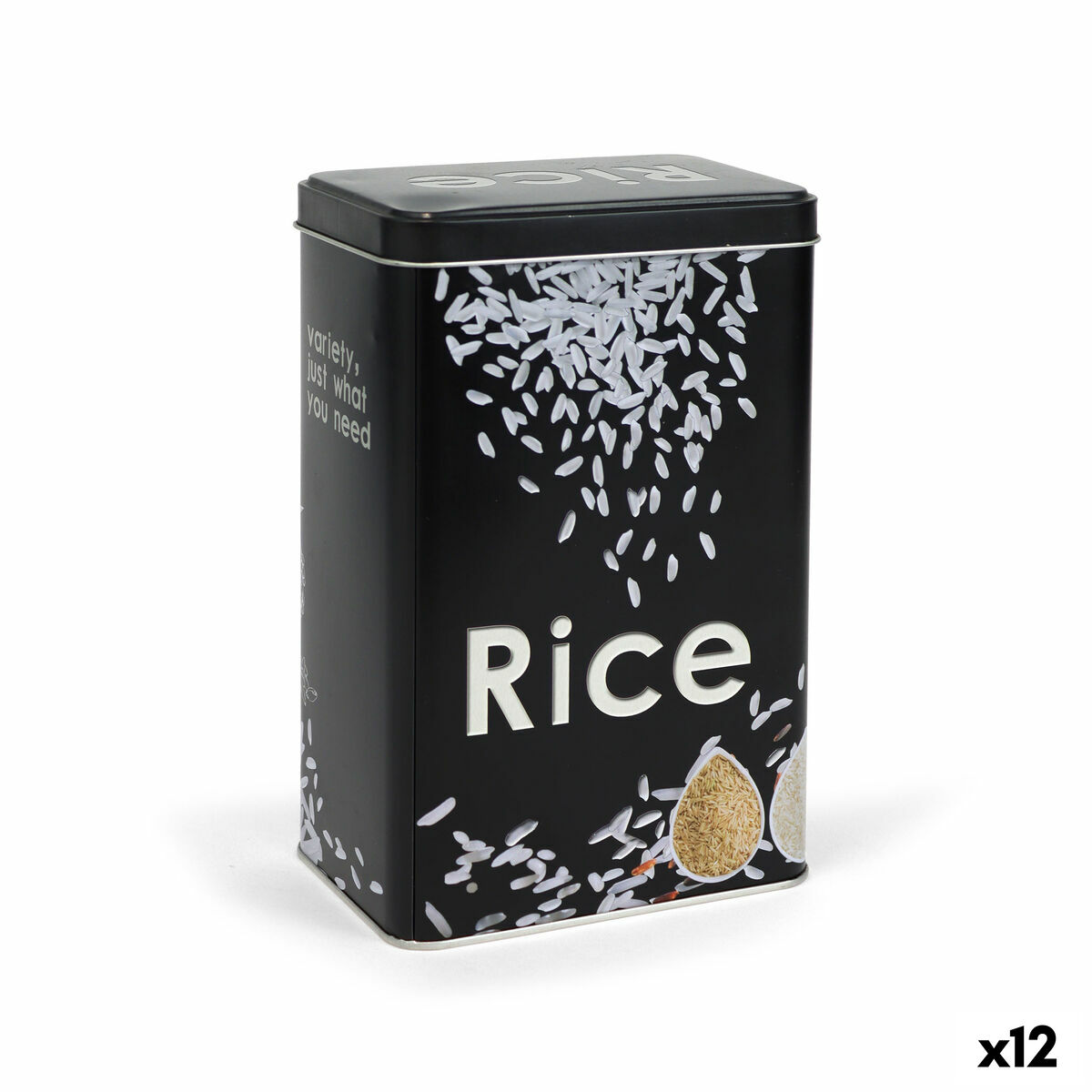 Bote Metálico Quttin RICE (12 Unidades)