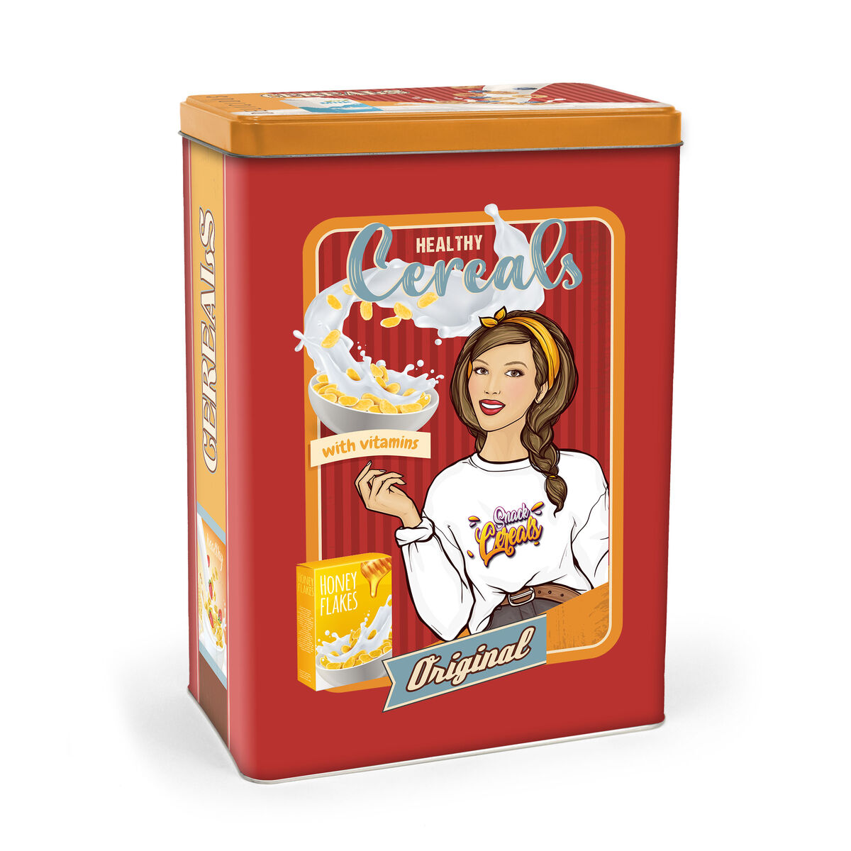 Bote Metálico Quttin CEREALS (12 Unidades)