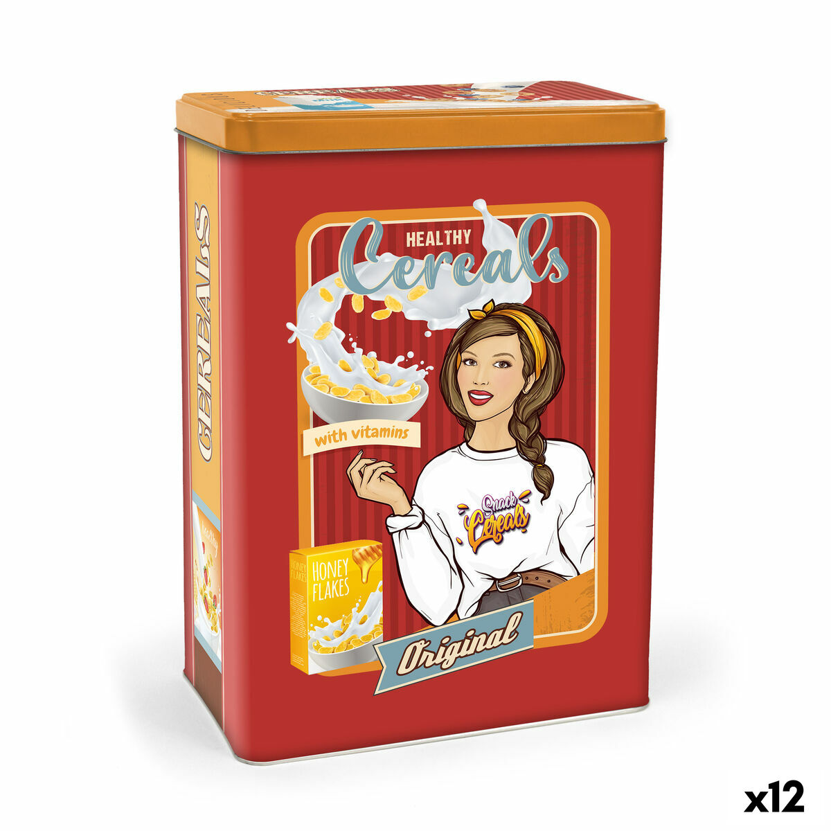 Bote Metálico Quttin CEREALS (12 Unidades)