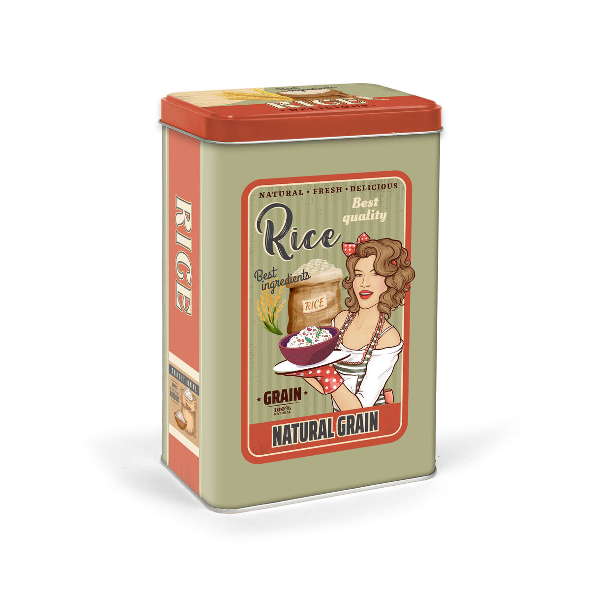 Bote Metálico Quttin RICE (12 Unidades)