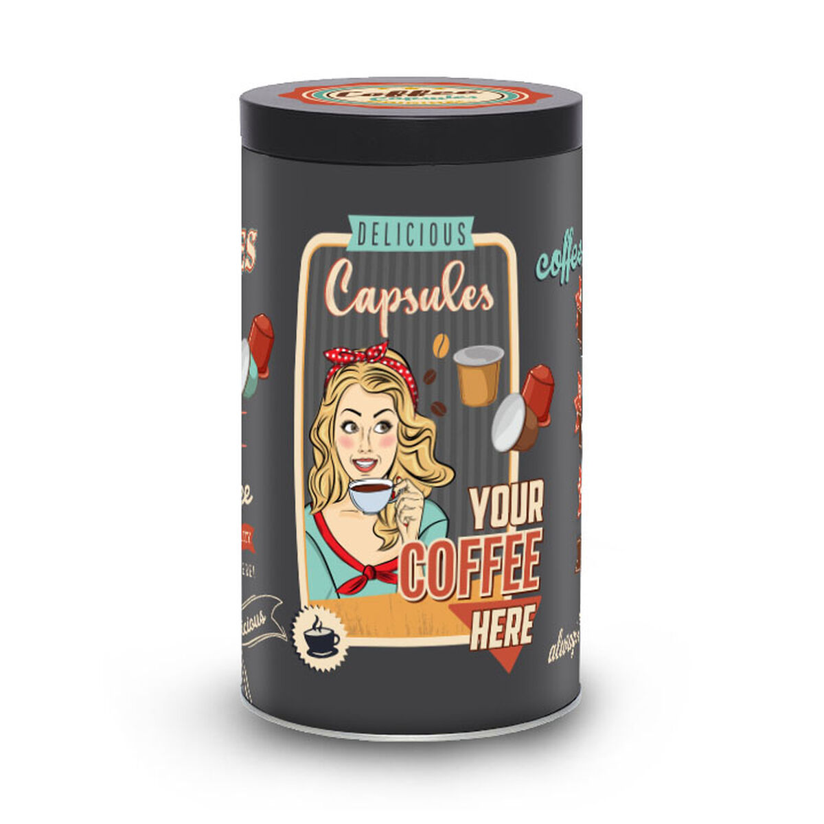 Bote Metálico Quttin Capsules (12 Unidades)