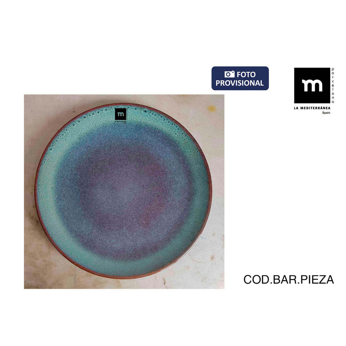 Plato Llano La Mediterránea Melow (12 Unidades)