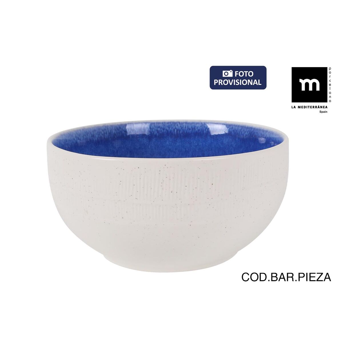 Ensaladera La Mediterránea Calobra Azul (16 Unidades)