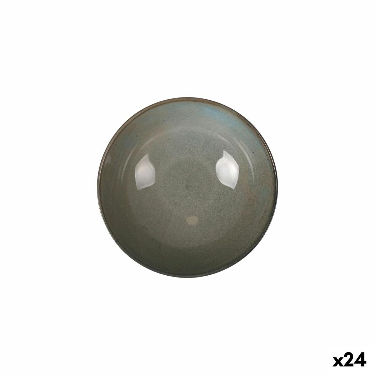 Plato Llano La Mediterránea Almudena Gris (24 Unidades)