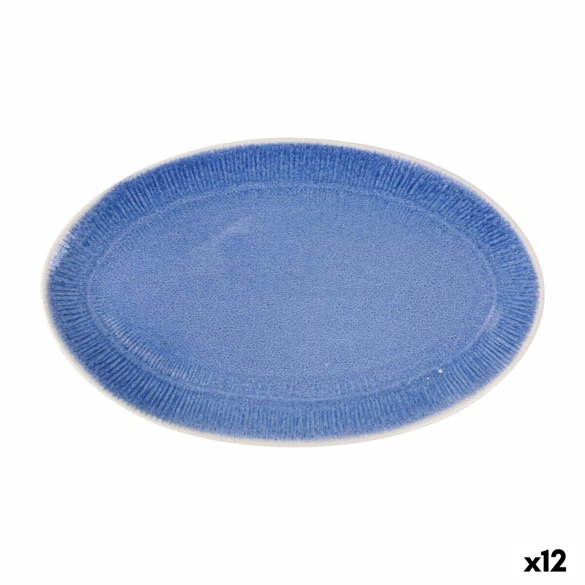 Fuente de Cocina La Mediterránea Calobra Azul 34,1 x 20,7 cm (12 Unidades)
