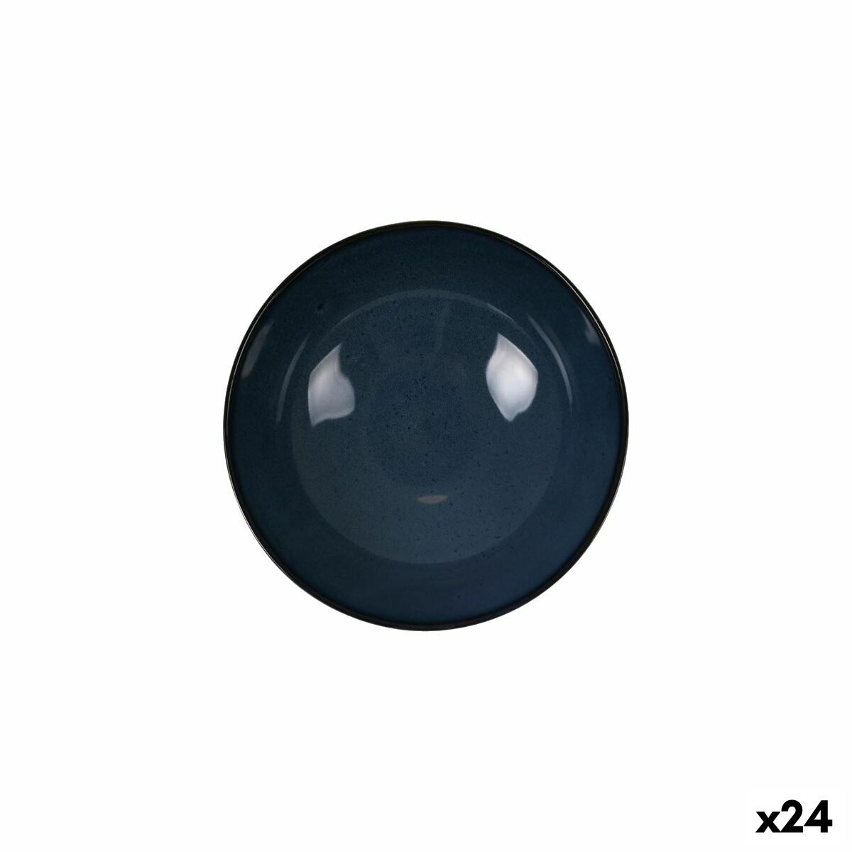 Plato Llano La Mediterránea Almudena Azul (24 Unidades)