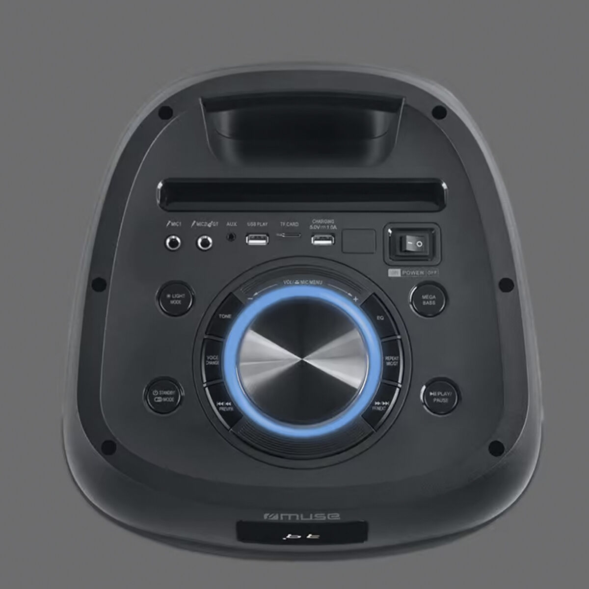 Altavoz Bluetooth Portátil Muse Negro 600 W