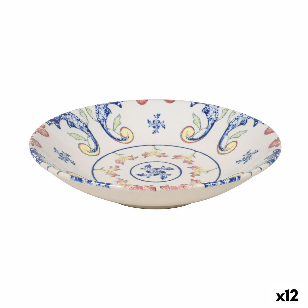 Plato Hondo La Mediterránea Centennial Ø 22 cm (12 Unidades)