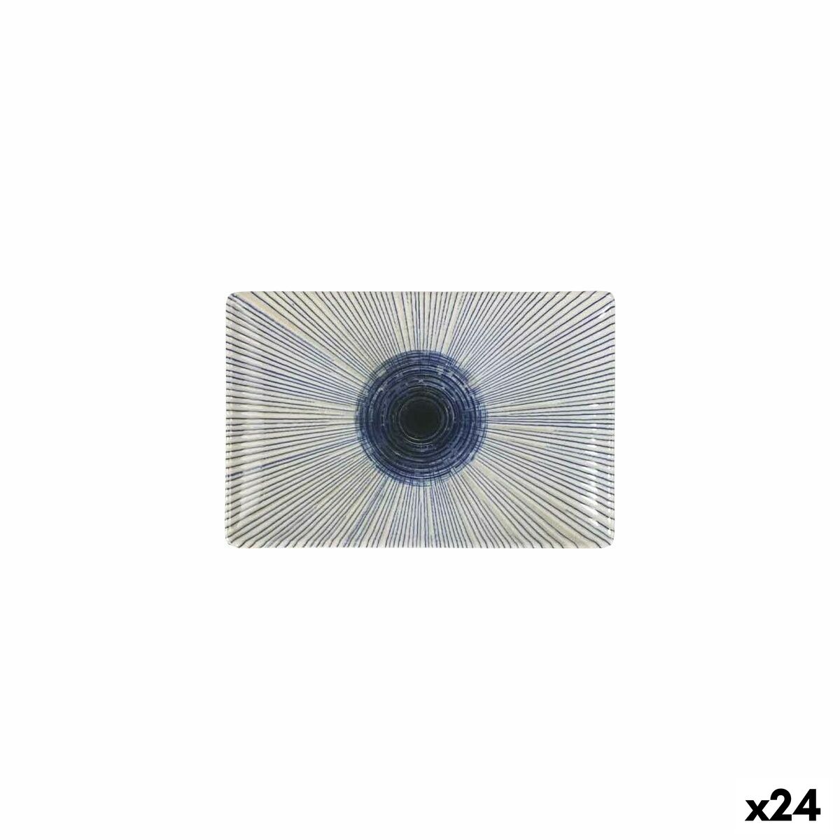 Fuente de Cocina La Mediterránea Irys Rectangular 20 x 13 x 2 cm (24 Unidades)