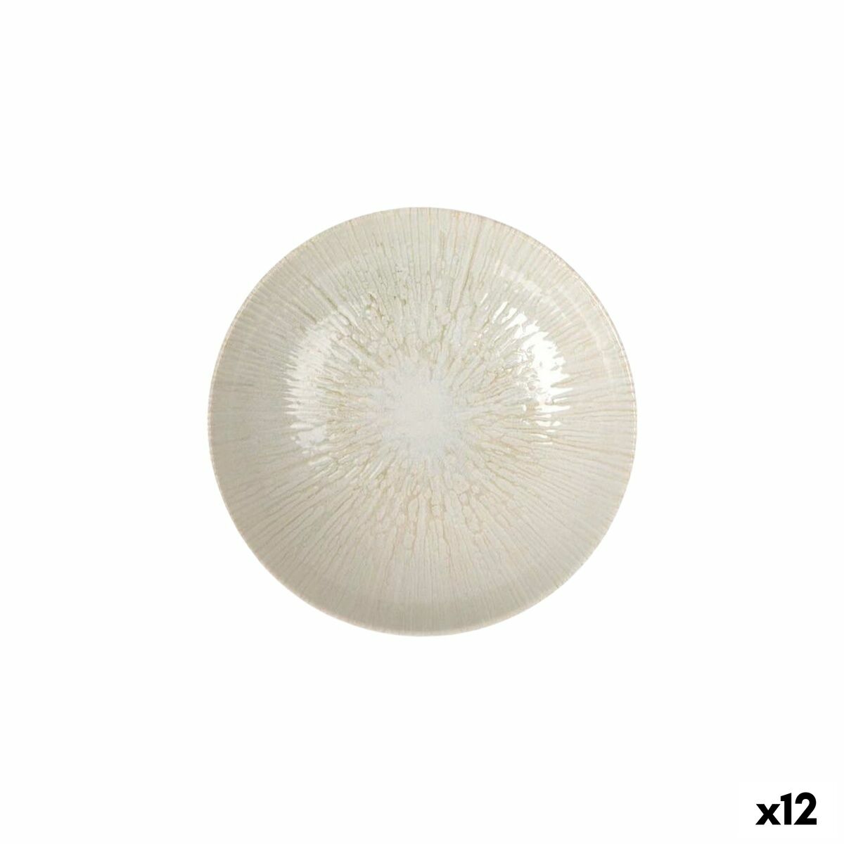 Plato Hondo La Mediterránea Anya Ø 21 cm (12 Unidades)