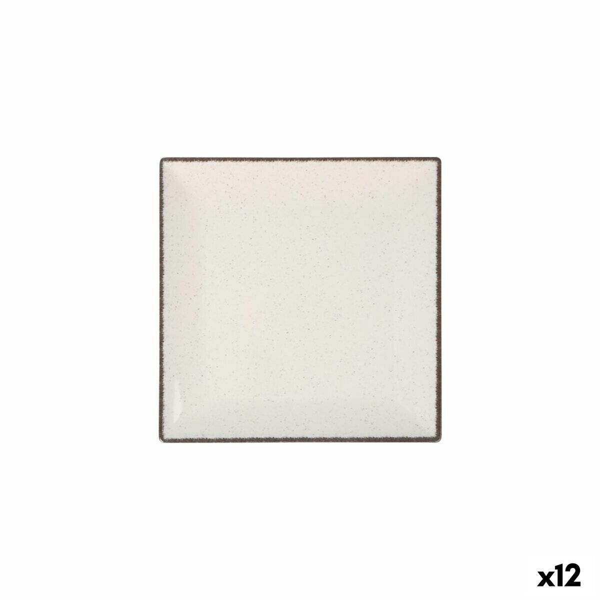 Plato de Postre La Mediterránea Anllo 18 x 18 x 2 cm (12 Unidades)