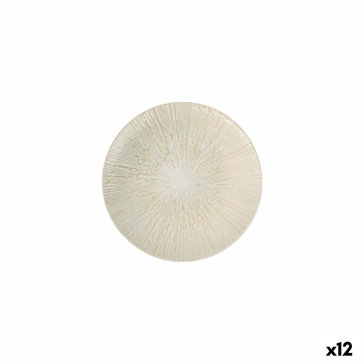 Plato de Postre La Mediterránea Anya Ø 20 cm (12 Unidades)