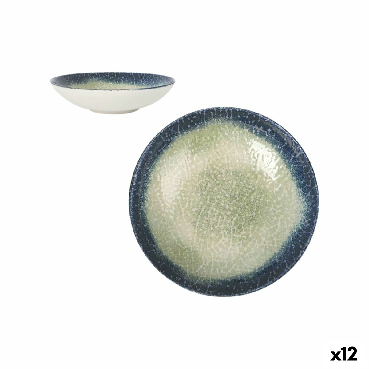 Plato Hondo La Mediterránea Olaf Ø 21 cm (12 Unidades)