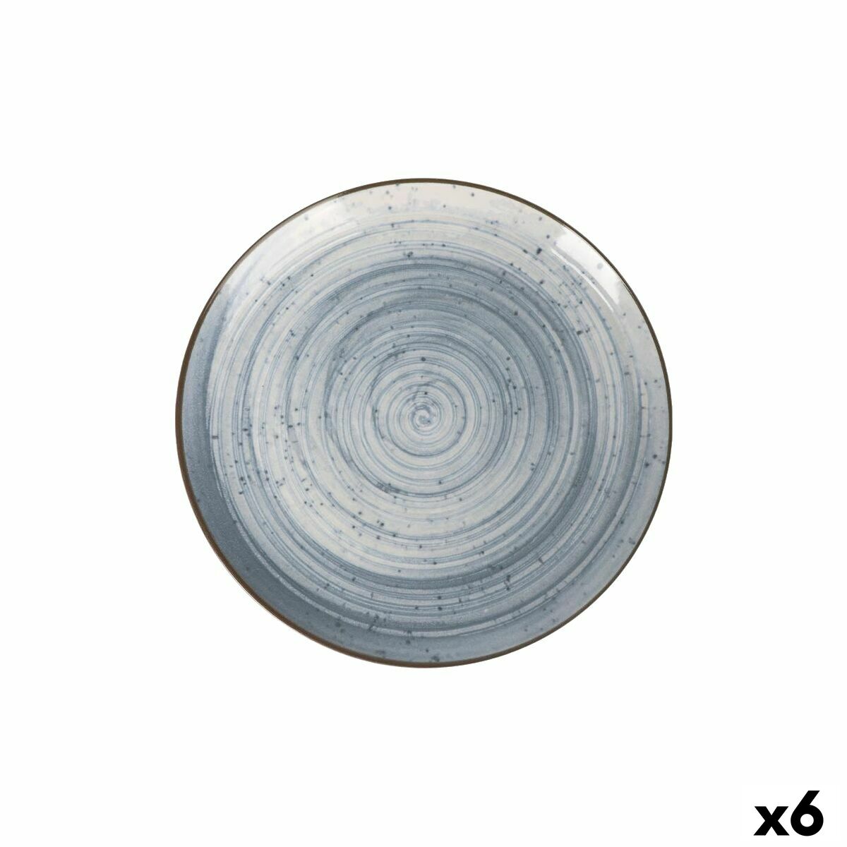 Plato Llano La Mediterránea Swirl Ø 26 cm (6 Unidades)