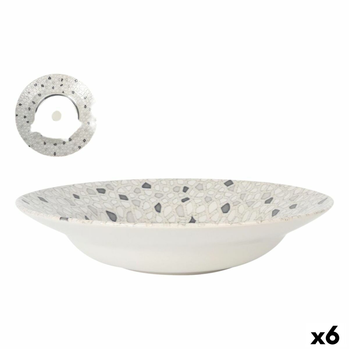 Plato para Pasta La Mediterránea Barroc Ø 29 cm (6 Unidades)