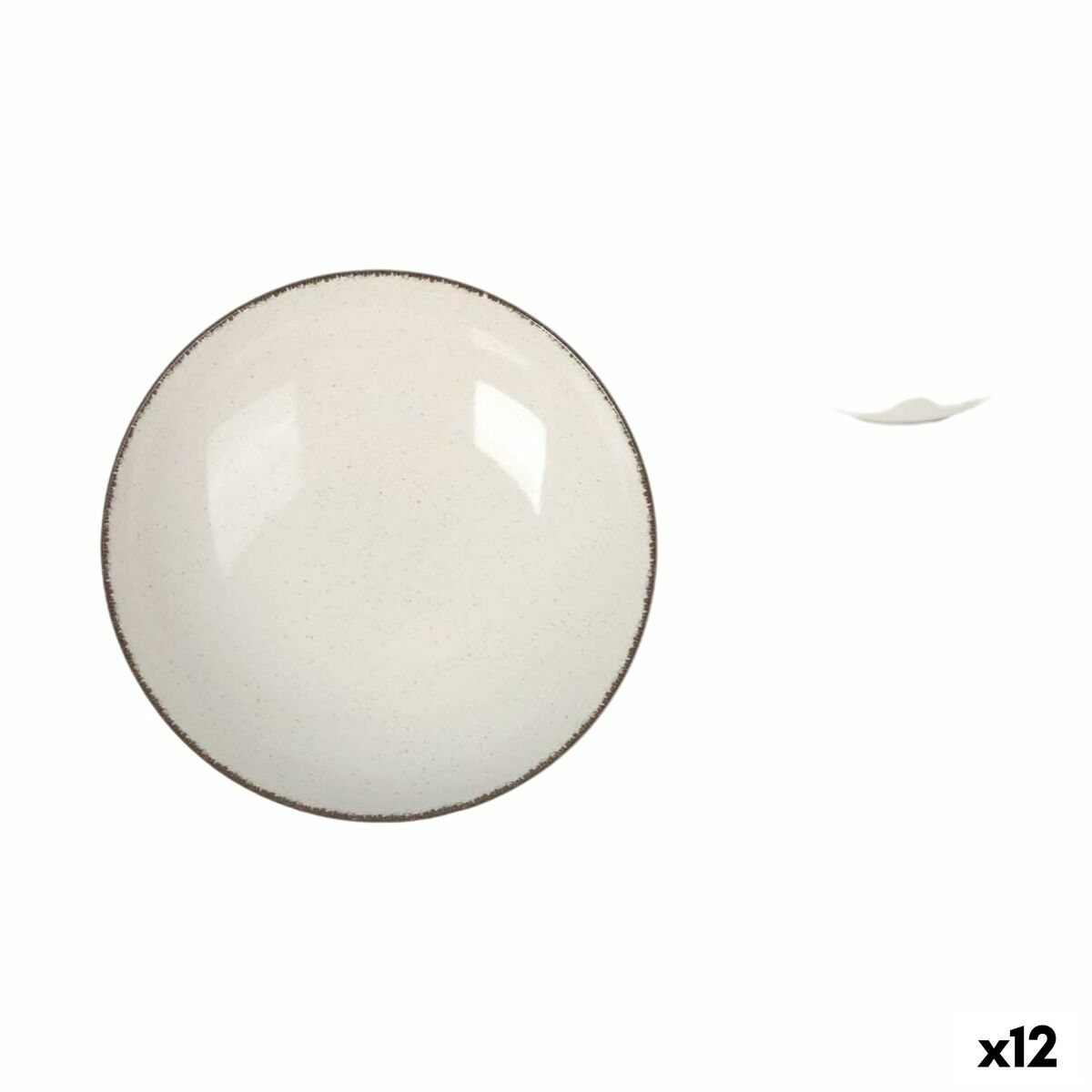 Plato Hondo La Mediterránea Anllo Ø 21 cm (12 Unidades)